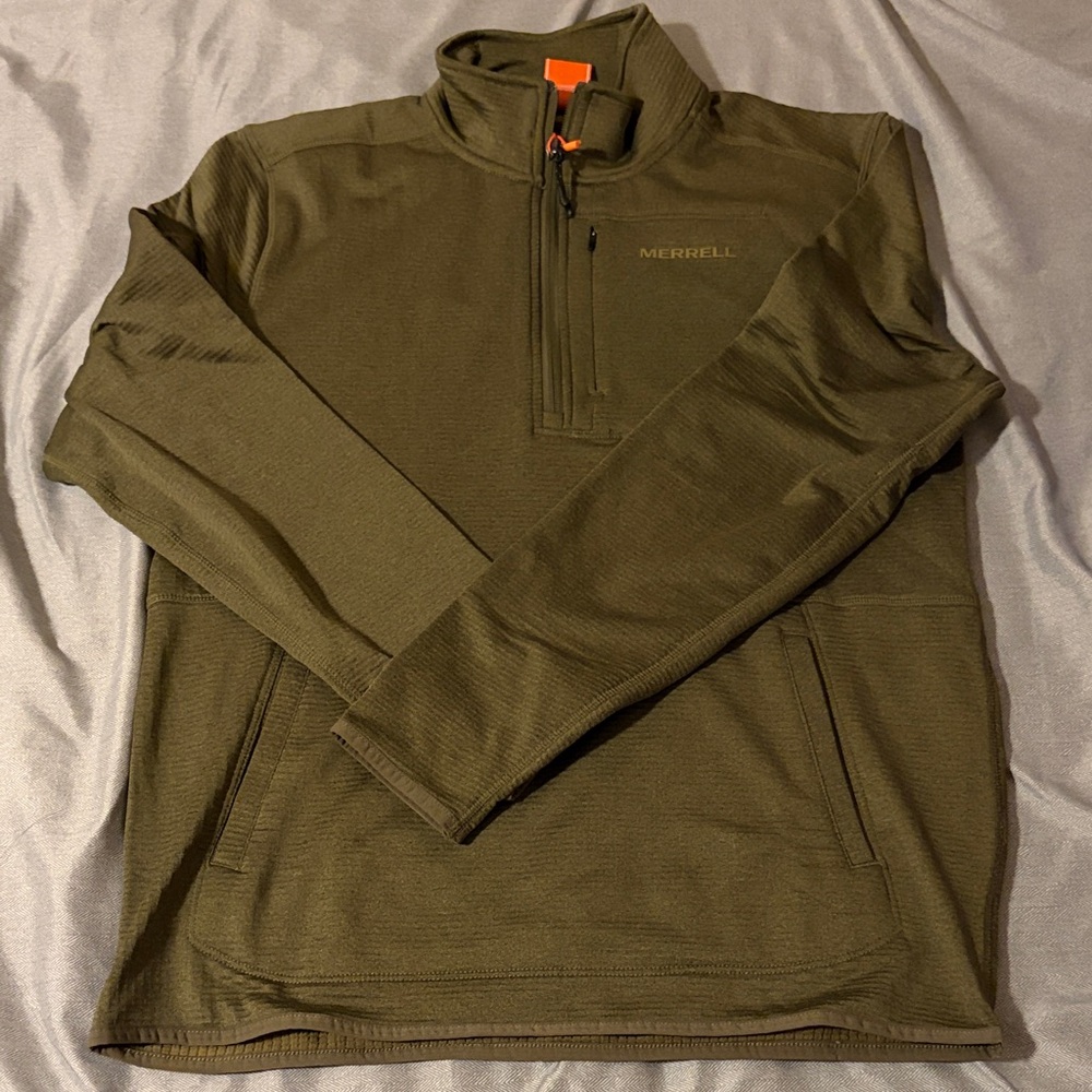 Merrell Men's Forest Green Pullover Jacket